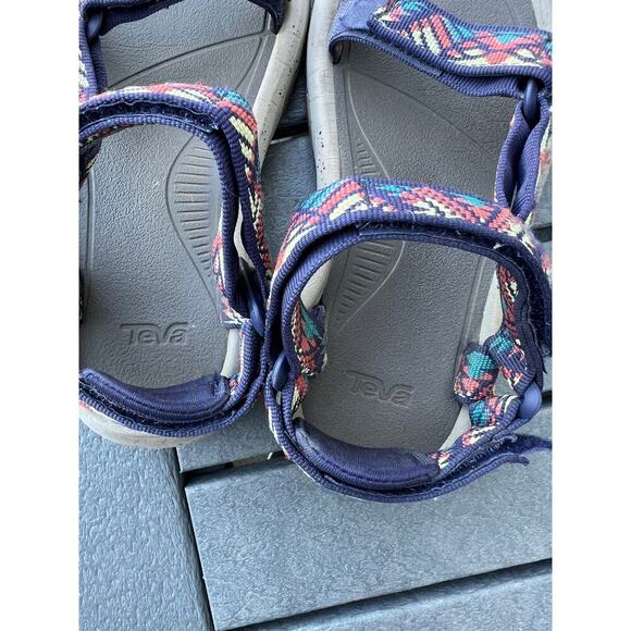 Teva multi-color Hurricane Xlt2 Sport velcro sandals, women's, size 6 - Picture 4 of 7